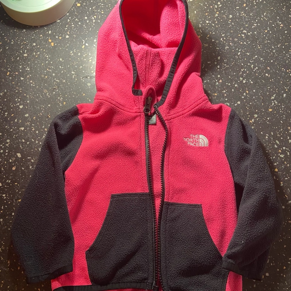 The North Face fleece baby jacket 6-12 months